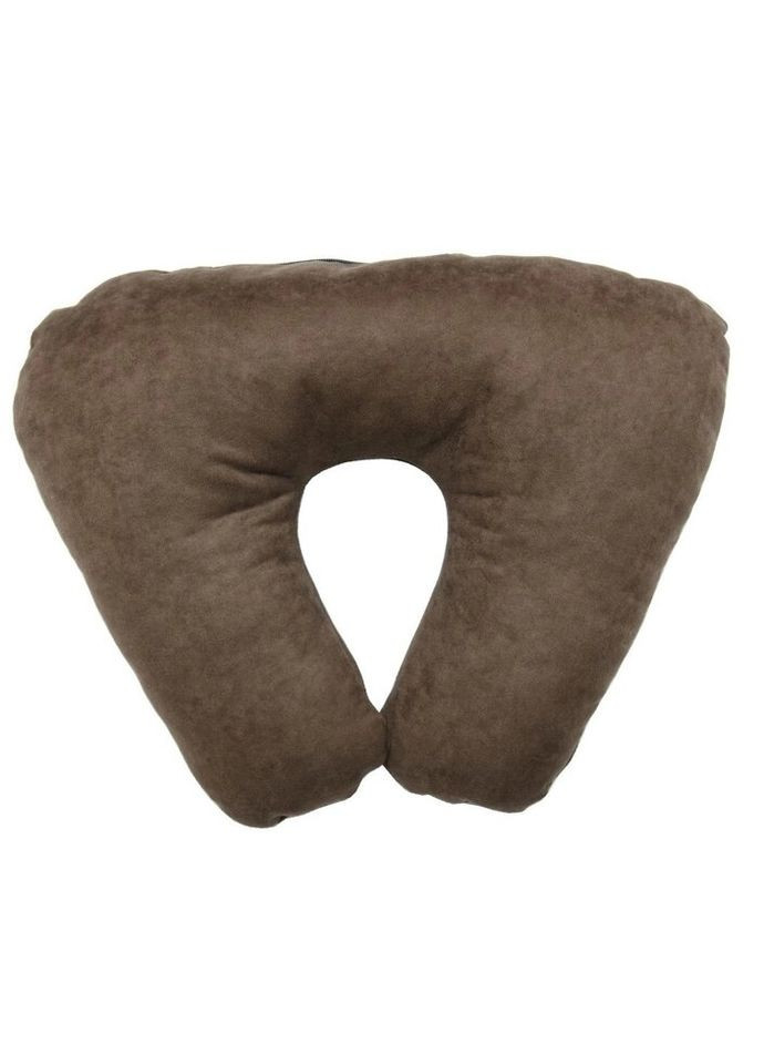 Подушка підголівник Підкова 9925 коричнева Standart (336148274)