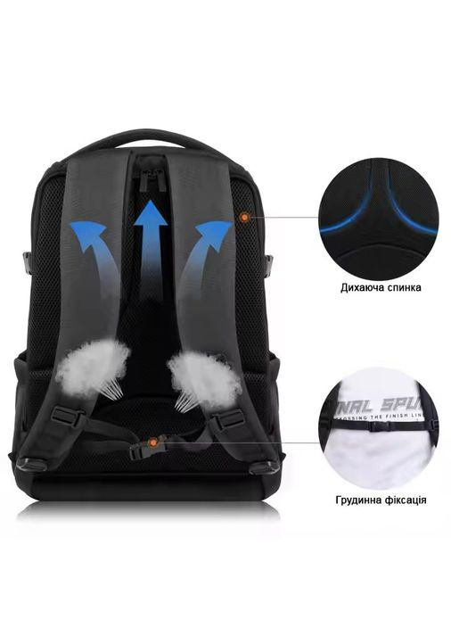 Рюкзак для фотоаппарата универсальный с карманом для ноутбука PU5015B Черный (код: IBF084B) Puluz (336375105)