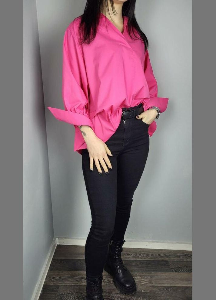 Розовая рубашка Modna KAZKA