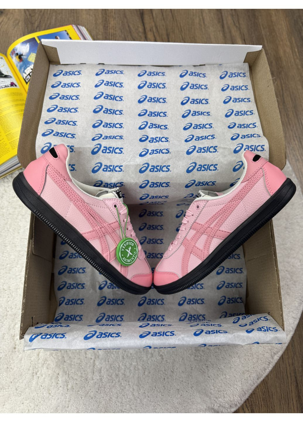 КРОССОВКИ ЖЕНСКИЕ ASICS ONITSUKA TIGER TOKUTEN CUSTOM PINK АСИКС ОНИТЦУКА ТАЙГЕР No Brand розовые демисезоны (367169709)