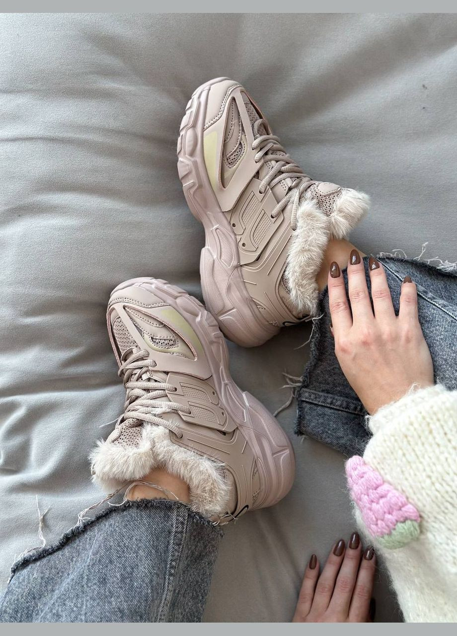 Кроссовки Vakko бежевые зима (315697640)