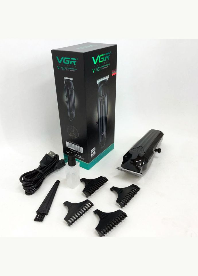Машинка для стрижки волос V-982 LED Display, профессиональная электробритва, подстригательная машинка VGR (364665448)