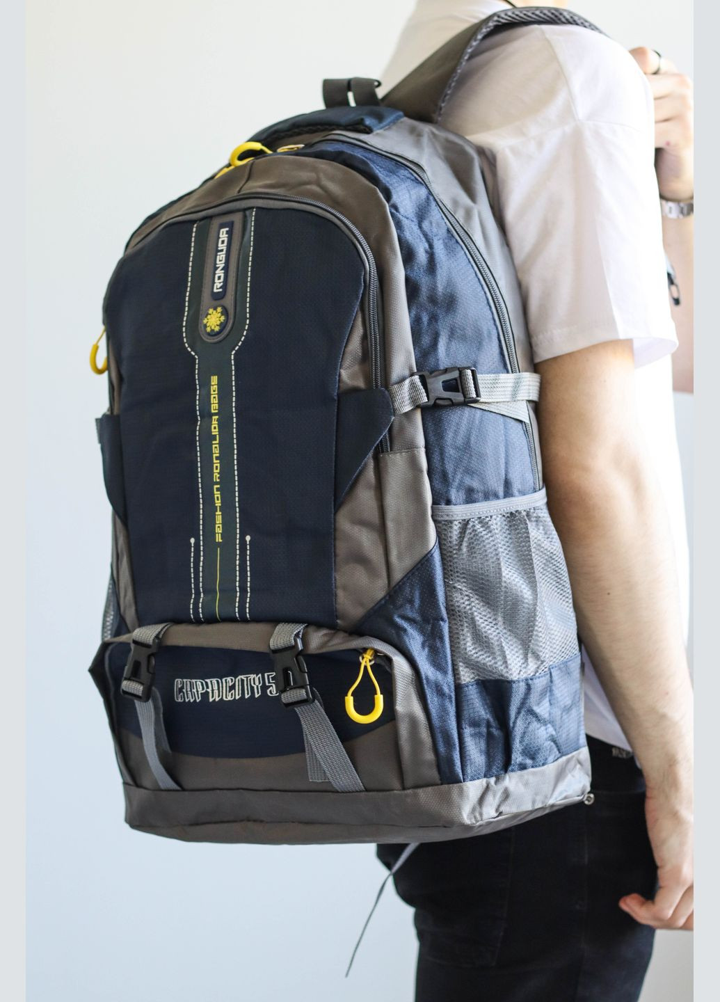 Туристический рюкзак, 50L (Разные цвета) ТемноСиний No Brand (290891343)
