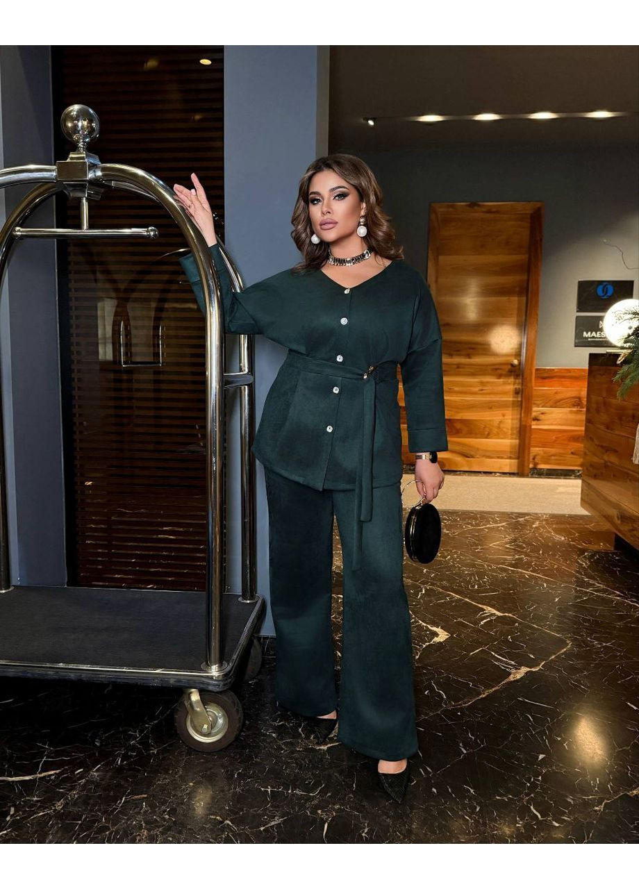 Костюм нарядный эко-замшевый двойка popluzhnaya (373253066)