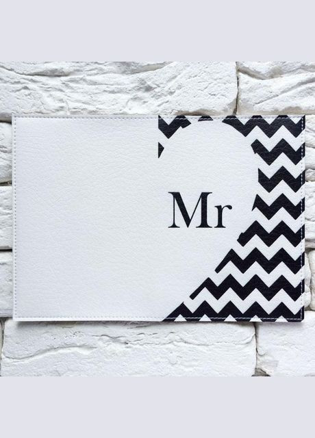 Обложка для паспорта Полусердце Mr 3 No Brand (299387867)