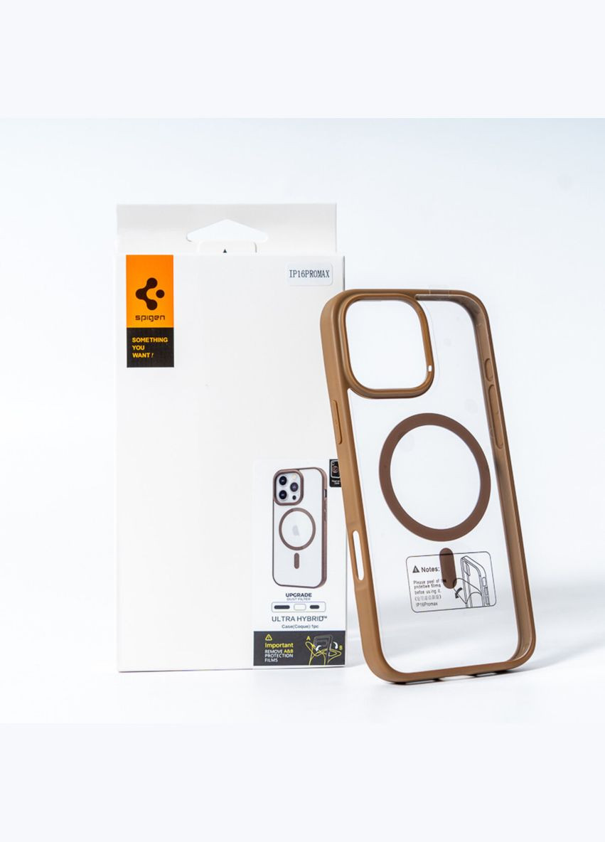 Чохол для смартфона AAA Magnetic Color for Apple iPhone 16 Pro Max Brown Spigen (349826592)