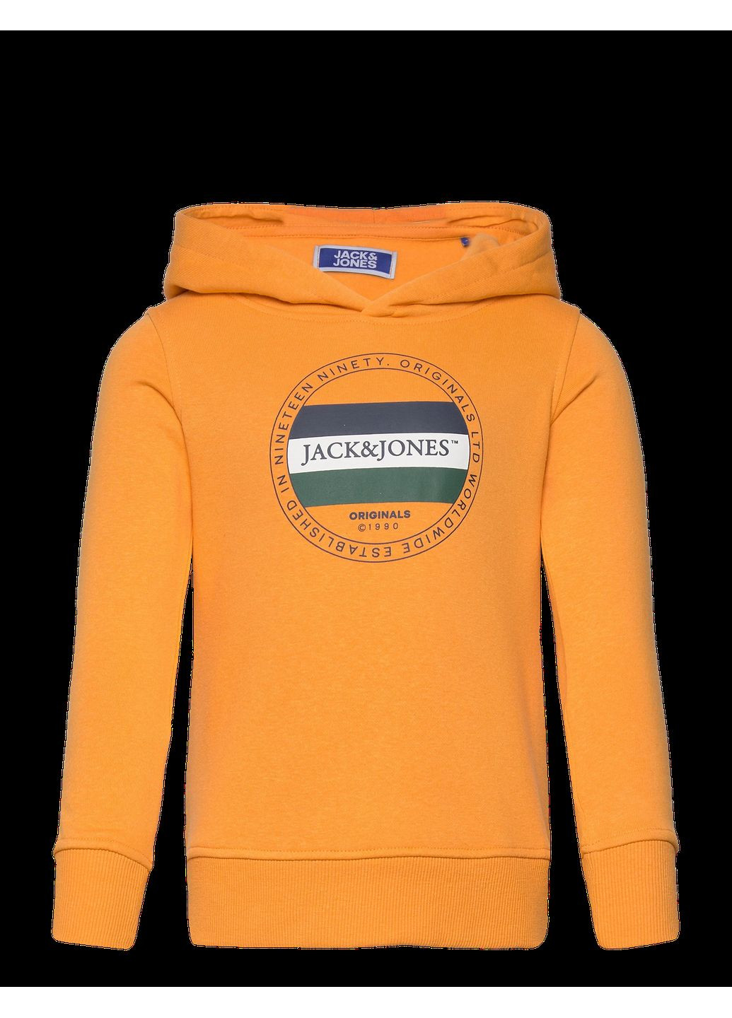 JACK&JONES толстовка для хлопчика помаранчева на флісі Jack & Jones (361080873)