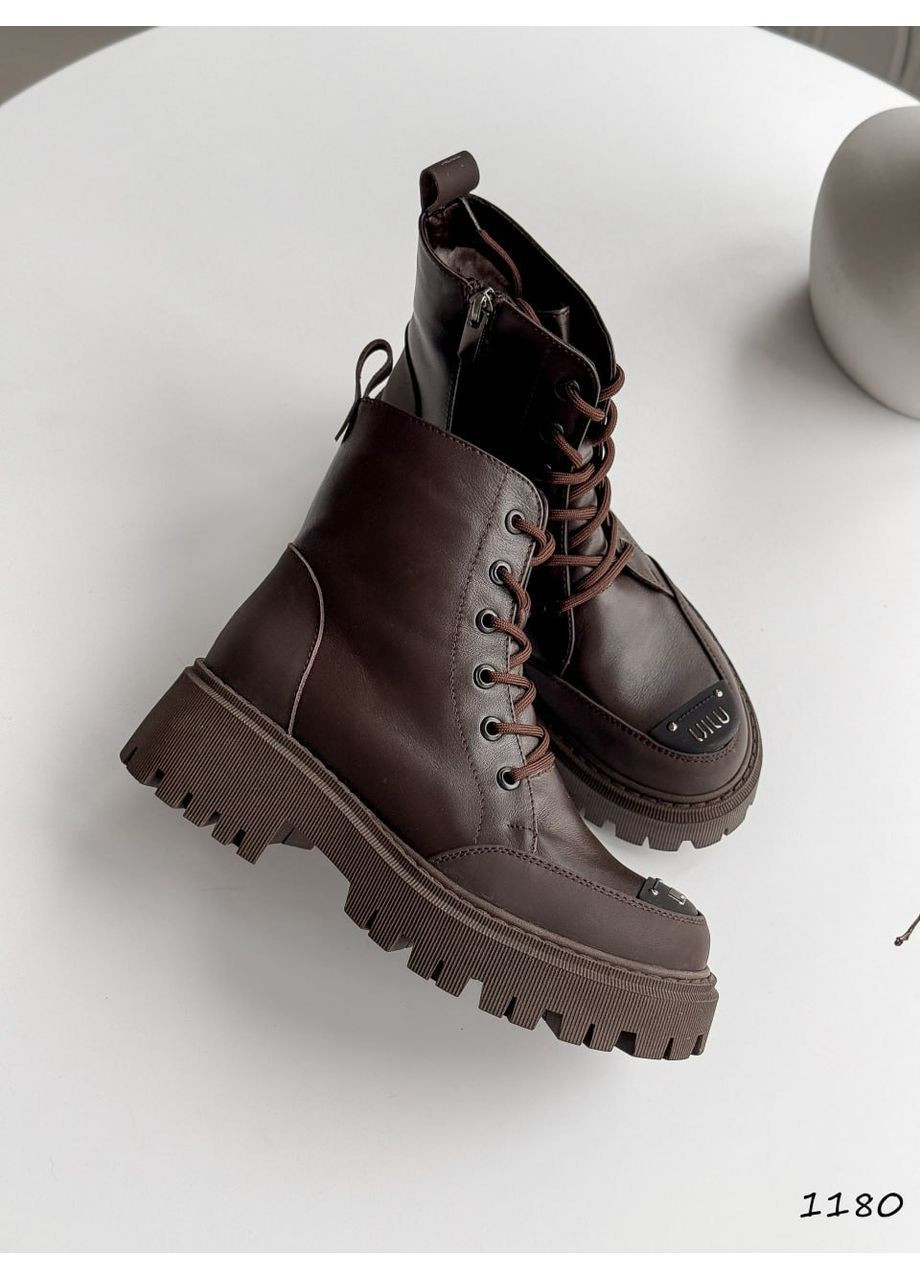 Осенние кожаные ботинки Helen