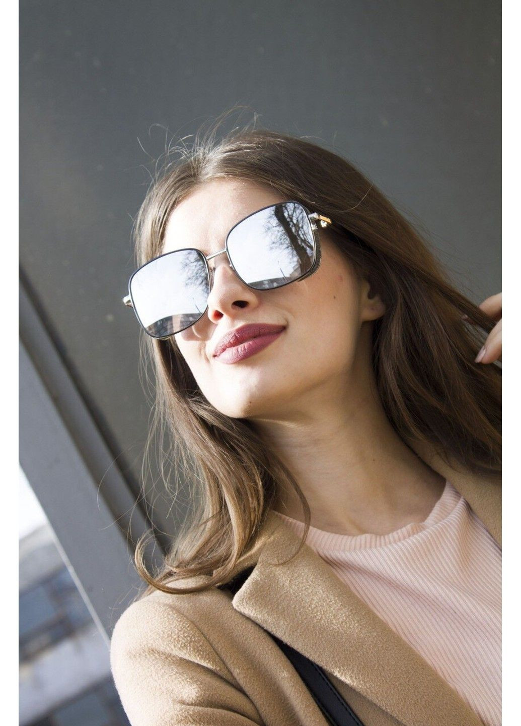 Солнцезащитные женские очки 9341-6 BR-S (292630409)