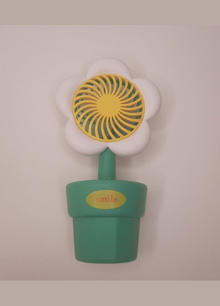 Настольный портативный аккумуляторный вентилятор цветок Flower Fan 6773 No Brand (301350991)