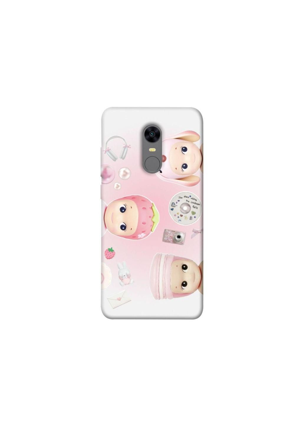 Чохол на Xiaomi Redmi 5 Plus / Redmi Note 5 (Single Camera) Sonny Angels pink Frontalka (352223732)