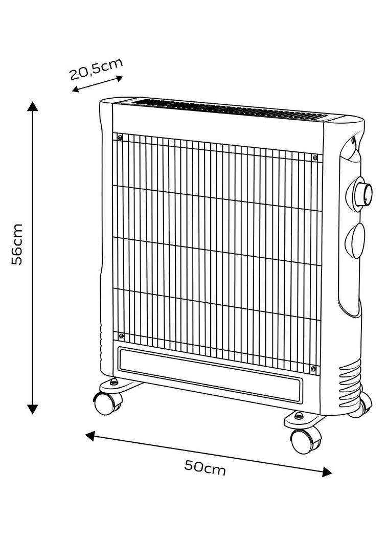 Обогреватель инфракрасный, 1200Вт, кварцевый нагрев. элемент, черный Neo Tools (315406861)