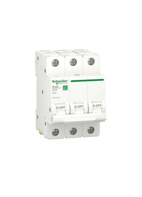 Автоматичний вимикач RESI9 6kA 3P 10A C Schneider Electric (352748461)
