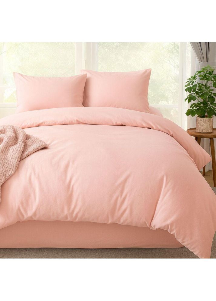 Комплект постельного белья евро Tropical Dream, в подарочной упаковке пудра IDEIA (353497459)