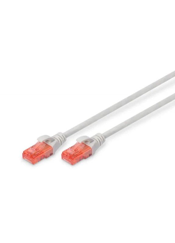 Патч-корд 15м, CAT 6 UTP, AWG 26/7, Cu, LSZH, grey (DK-1617-150) Digitus (400391115)