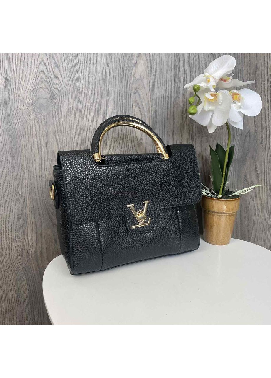 Жіноча міні сумка клатч з екошкіри чорна через плече ProDobro (363259865)