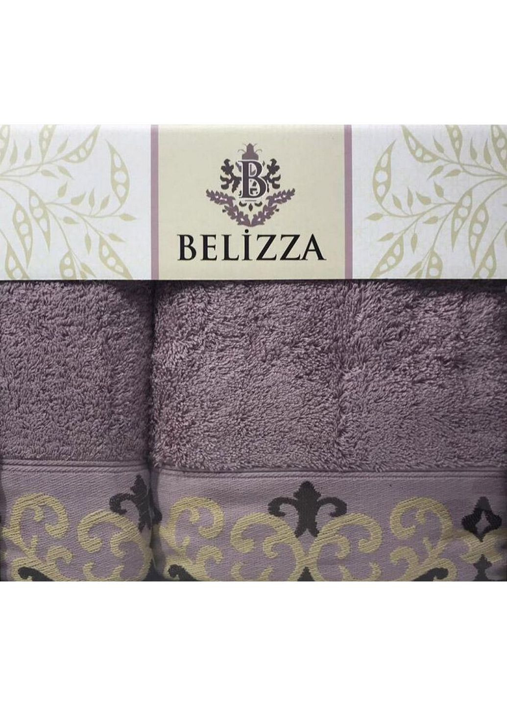 Belizza набір 2 рушники банне і лицьове, махра 50х90 см,70х140 см комбінований виробництво -