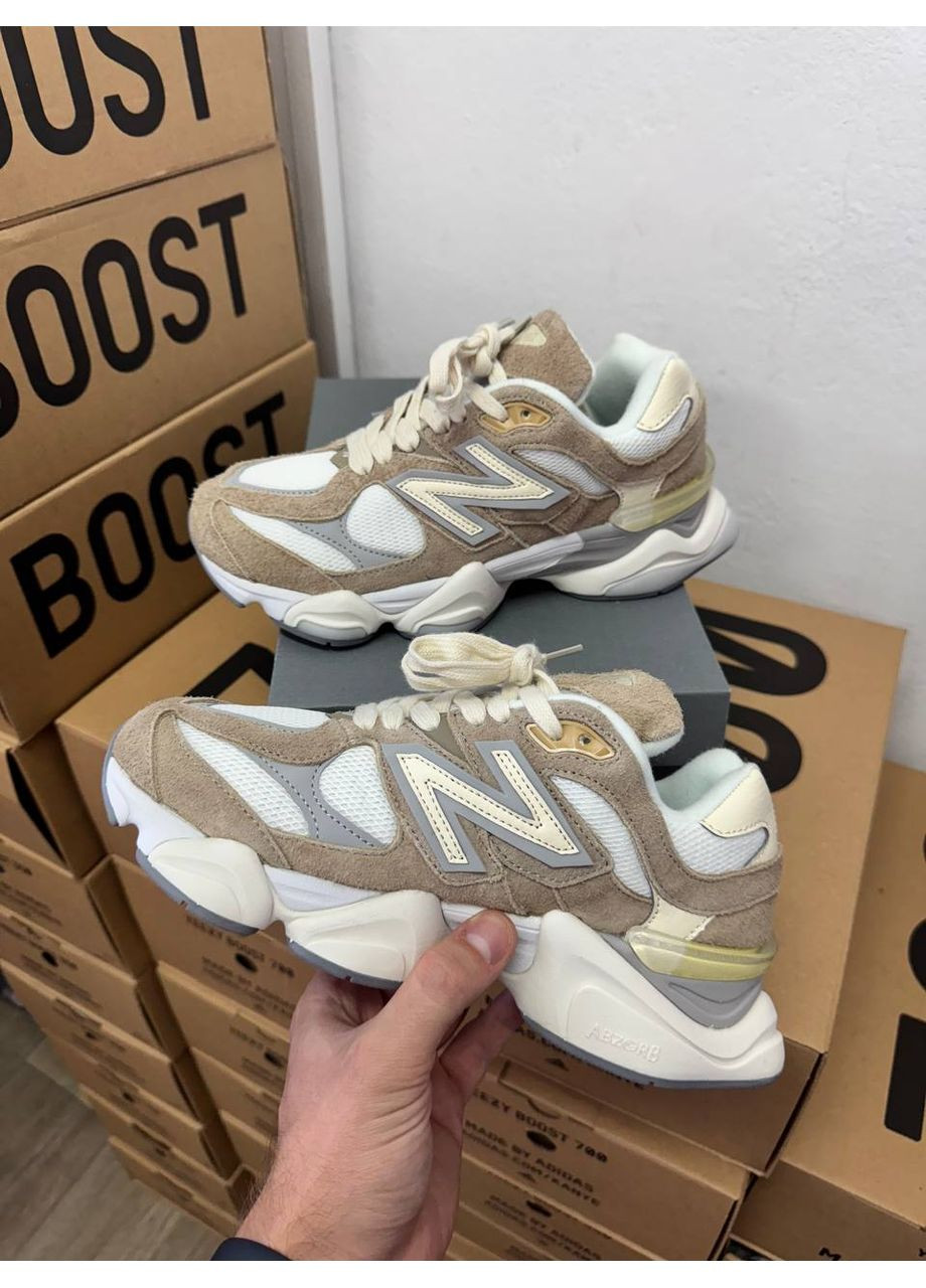 Комбіновані Осінні кросівки чоловічі new balance 9060 driftwood нью беланс 9060 No Brand