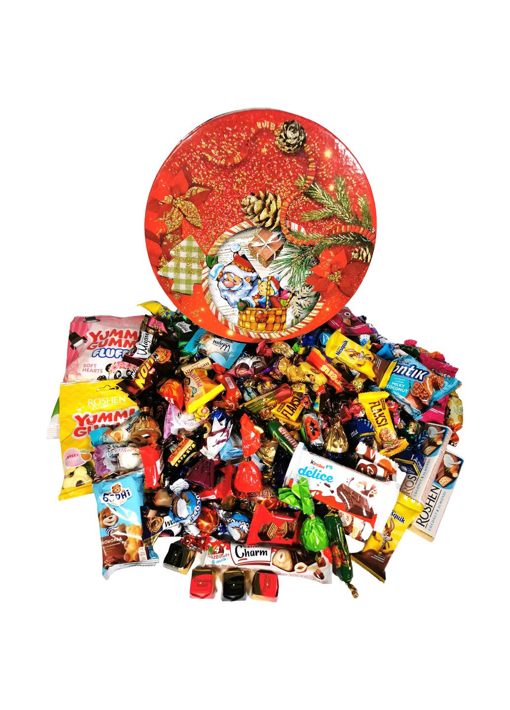 Подарунок №44/1 "Святковий Шедевр", 2,5 кг, 28Х28Х14 см Унікальна цукерка (372656357)