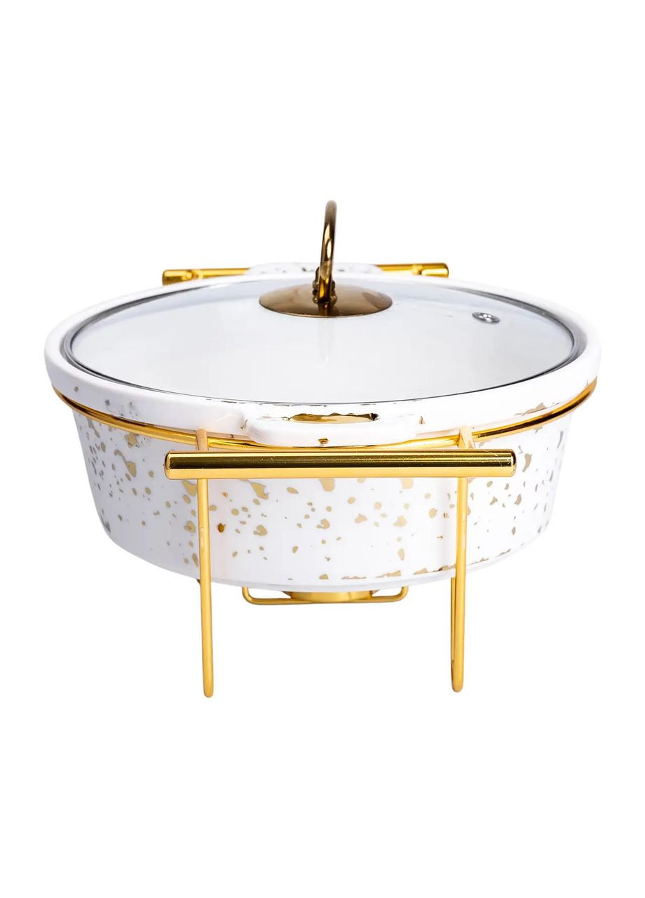 Мармитница керамическая круглая 1,5 л. Yiwu (322126101)