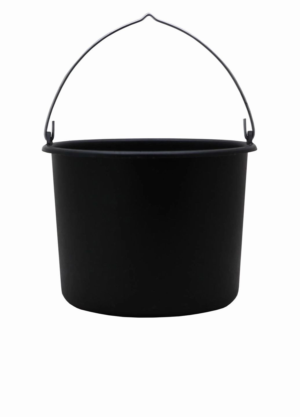 Відро12л госп ручка метал ЧОРНЕ No Brand (327240129)