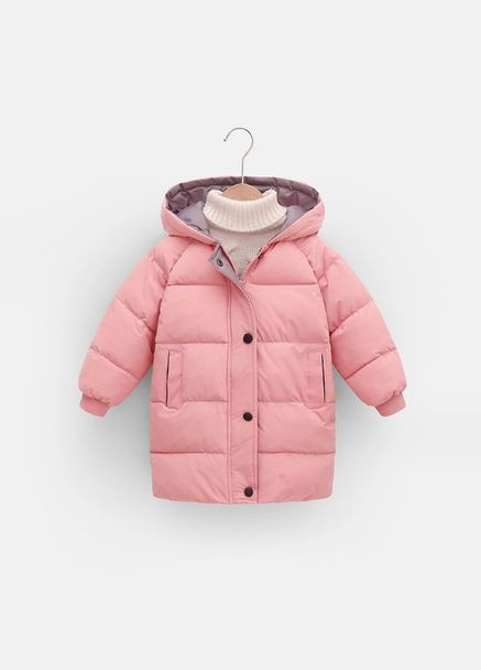 Розовая демисезонная пальто демисезонное розовое 10156 куртка-пальто No Brand