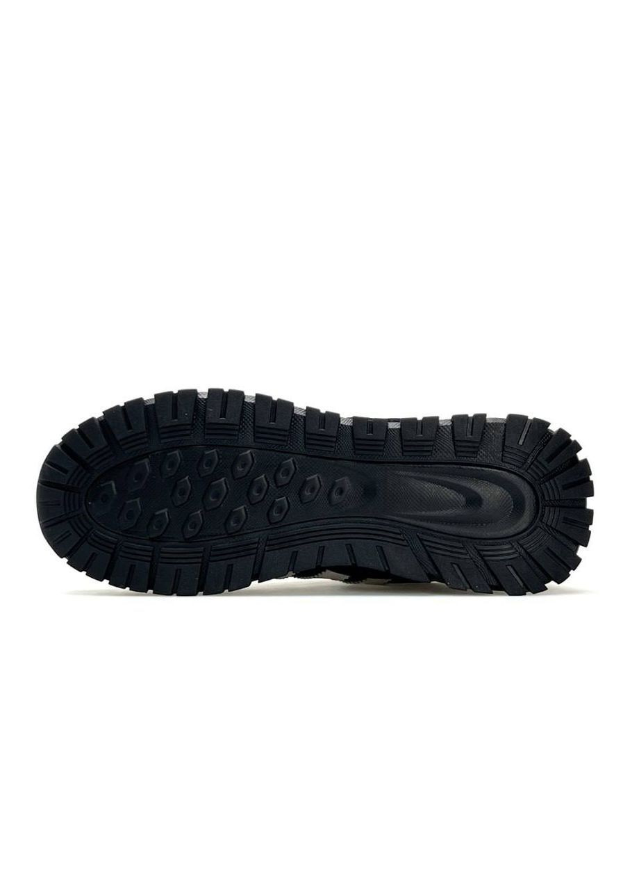 Черные демисезонные кроссовки мужские adidas No Brand ZX Street All Black White