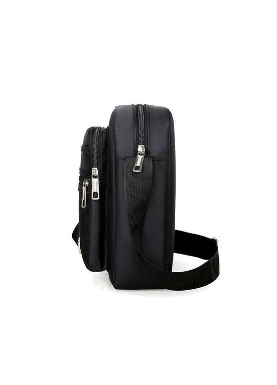 Чоловіча сумка крос-боді 10452 через плече чорна No Brand (349442116)