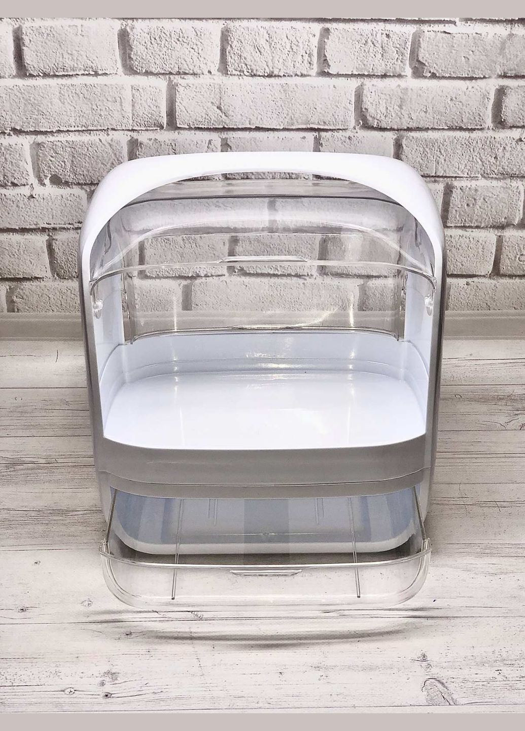 Органайзер для косметики пластиковий (білий), 757W-40 YRE (306468038)