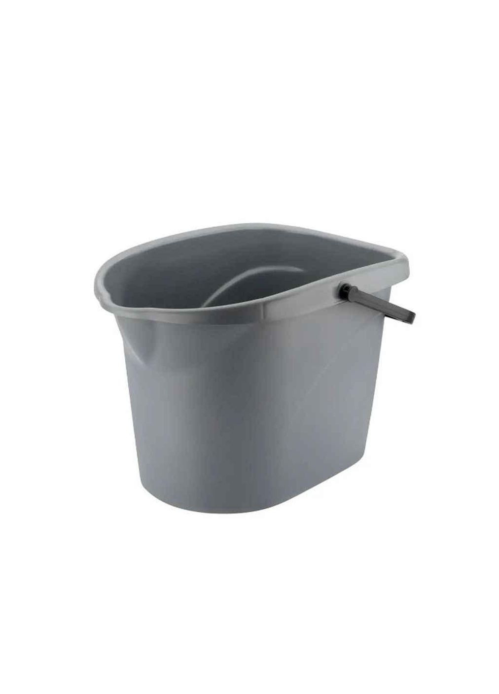 Ведро для швабры 13л серый МОП (29х40х30см) ТМ Elif Plastik (366303015)