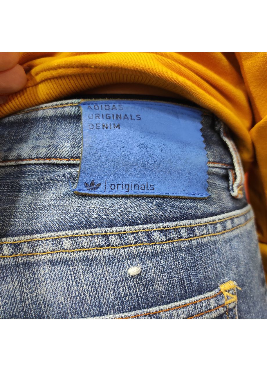 Джинсы женские классические коттон прямые удобные 30 синие No Brand - (363054069)