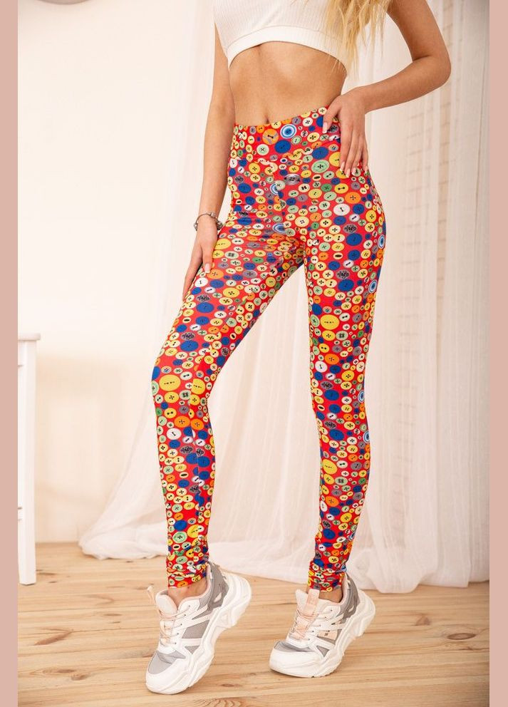 Лосини жіночі з втягуванням і принтом, колір, Ager (266815661)