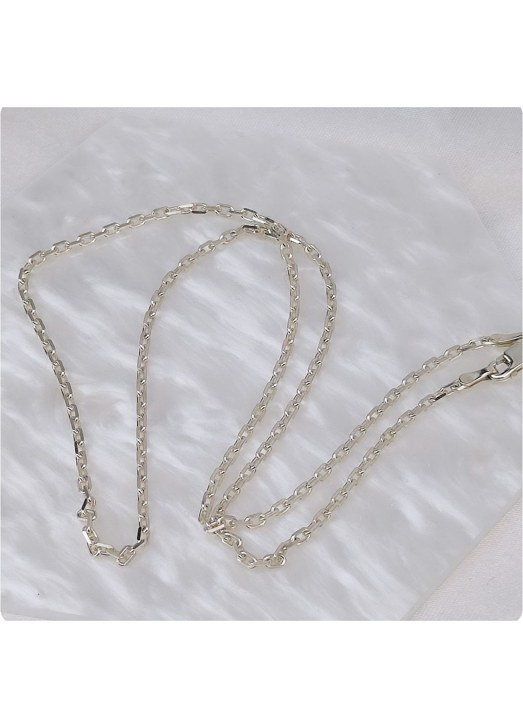 Срібний ланцюжок 925 проби плетіння Якірне 1.5 мм 40 см No Brand (366882898)