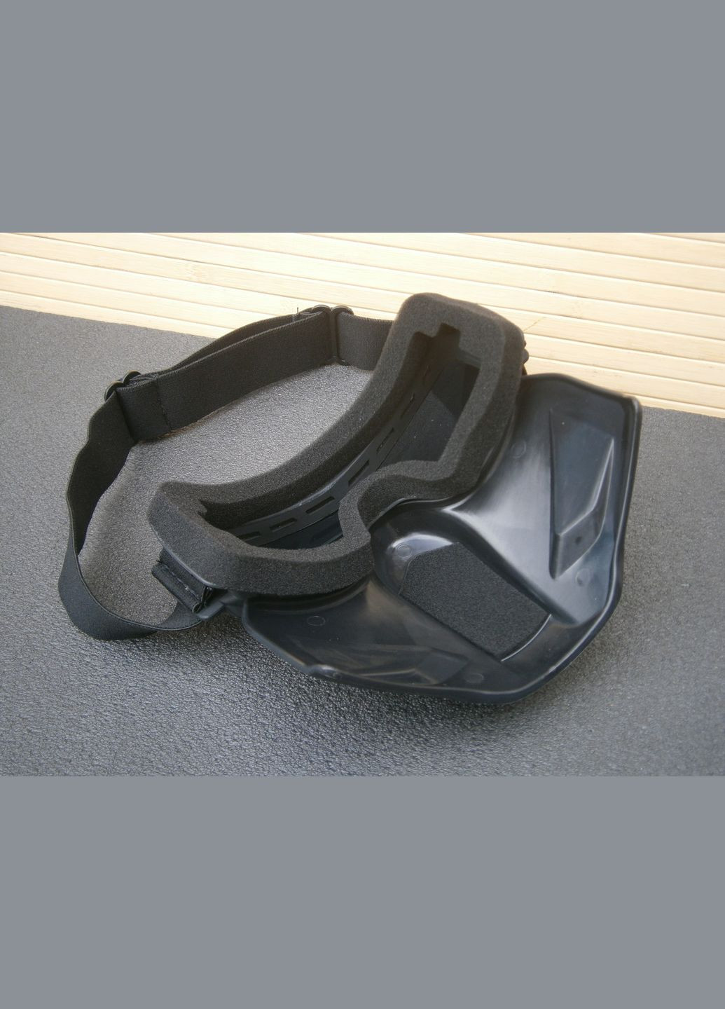 Защитная маска-трансформер Sport Сross М-7 черная зеркальная Zelart (332987538)