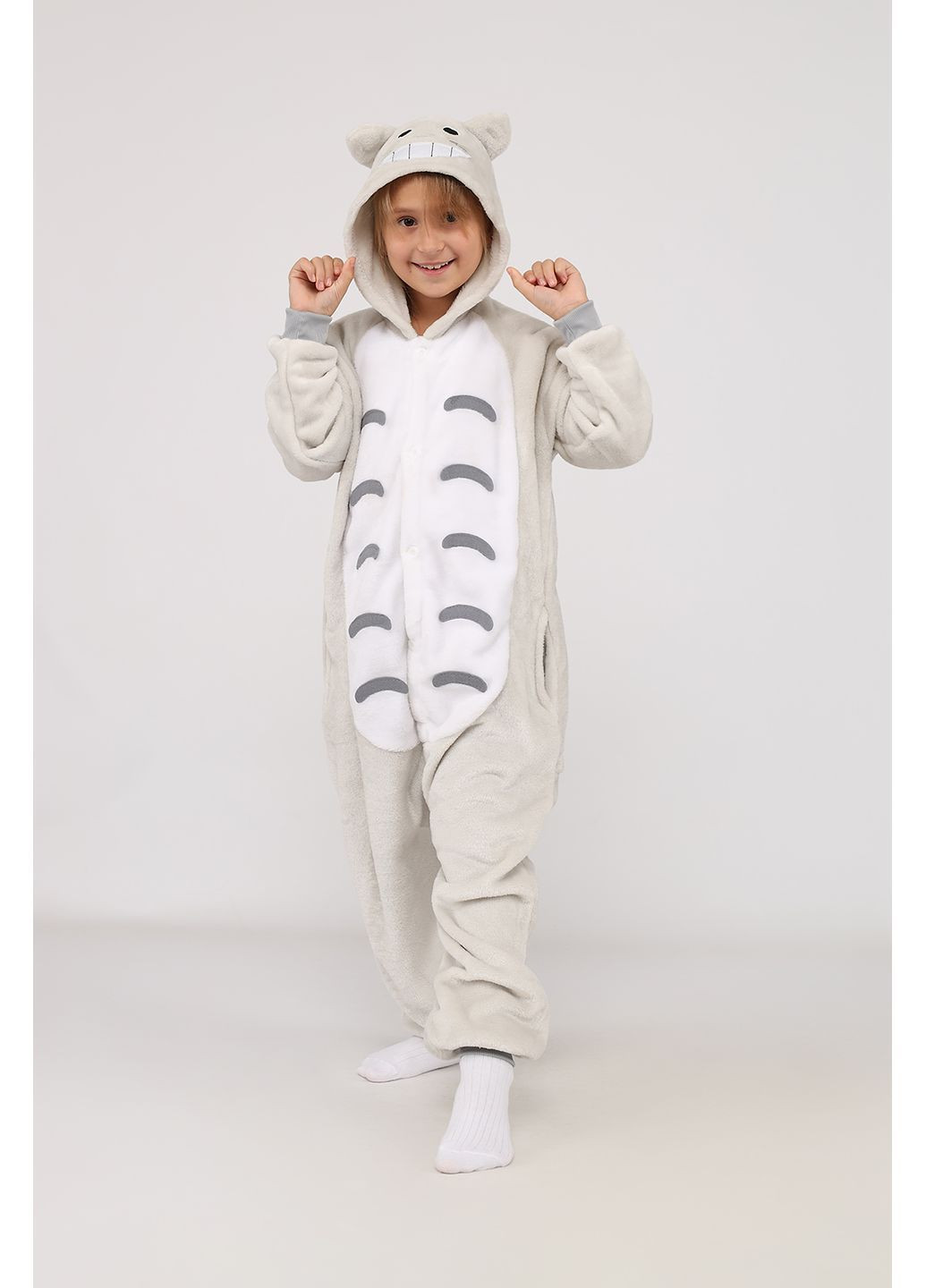 Кигуруми для девочки цвет светло-серый CB-00286074 No Brand (363237023)