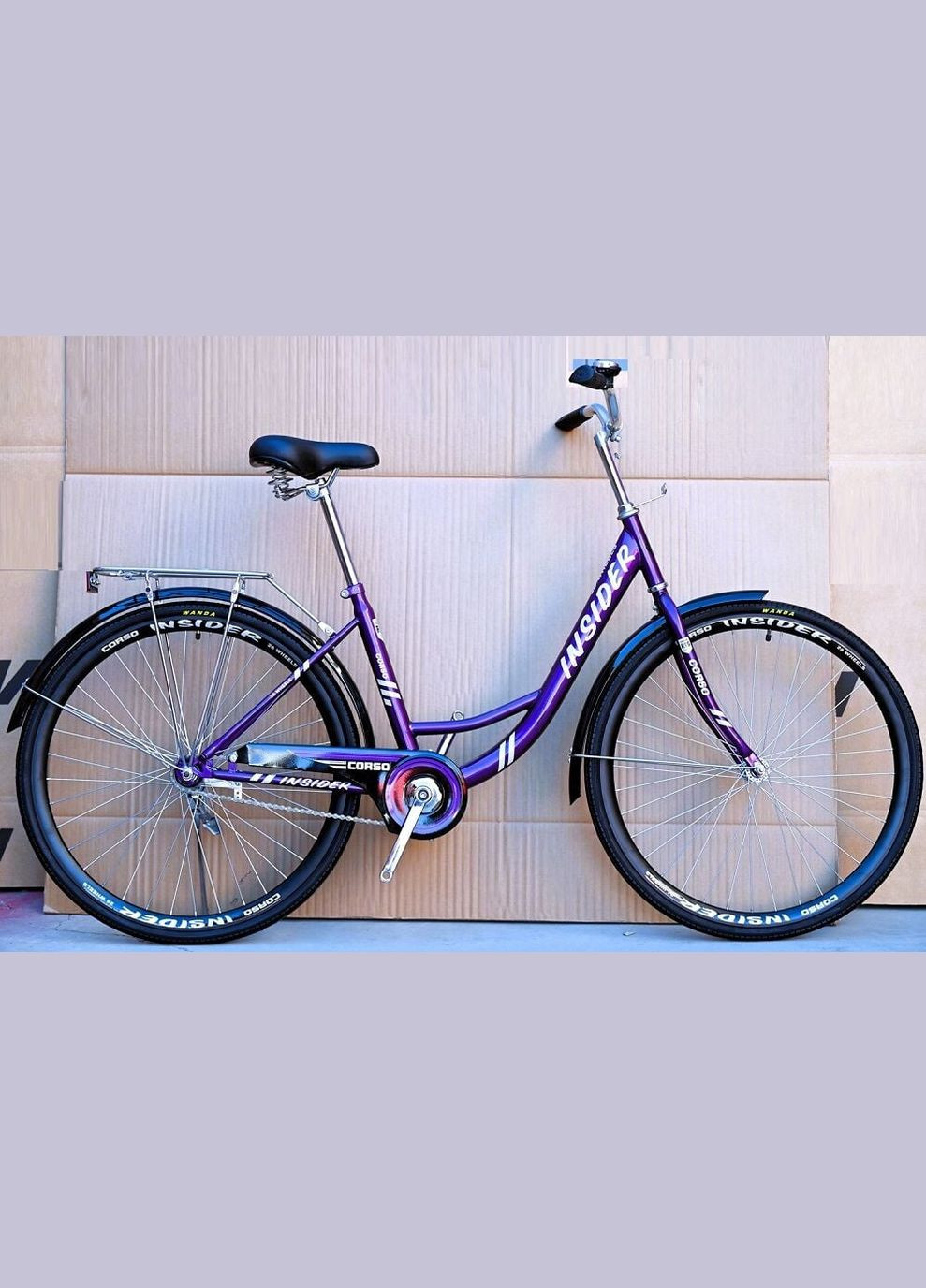 Велосипед городской «Insider» 26 дюймов с багажником (SD-26175) Corso (328262448)