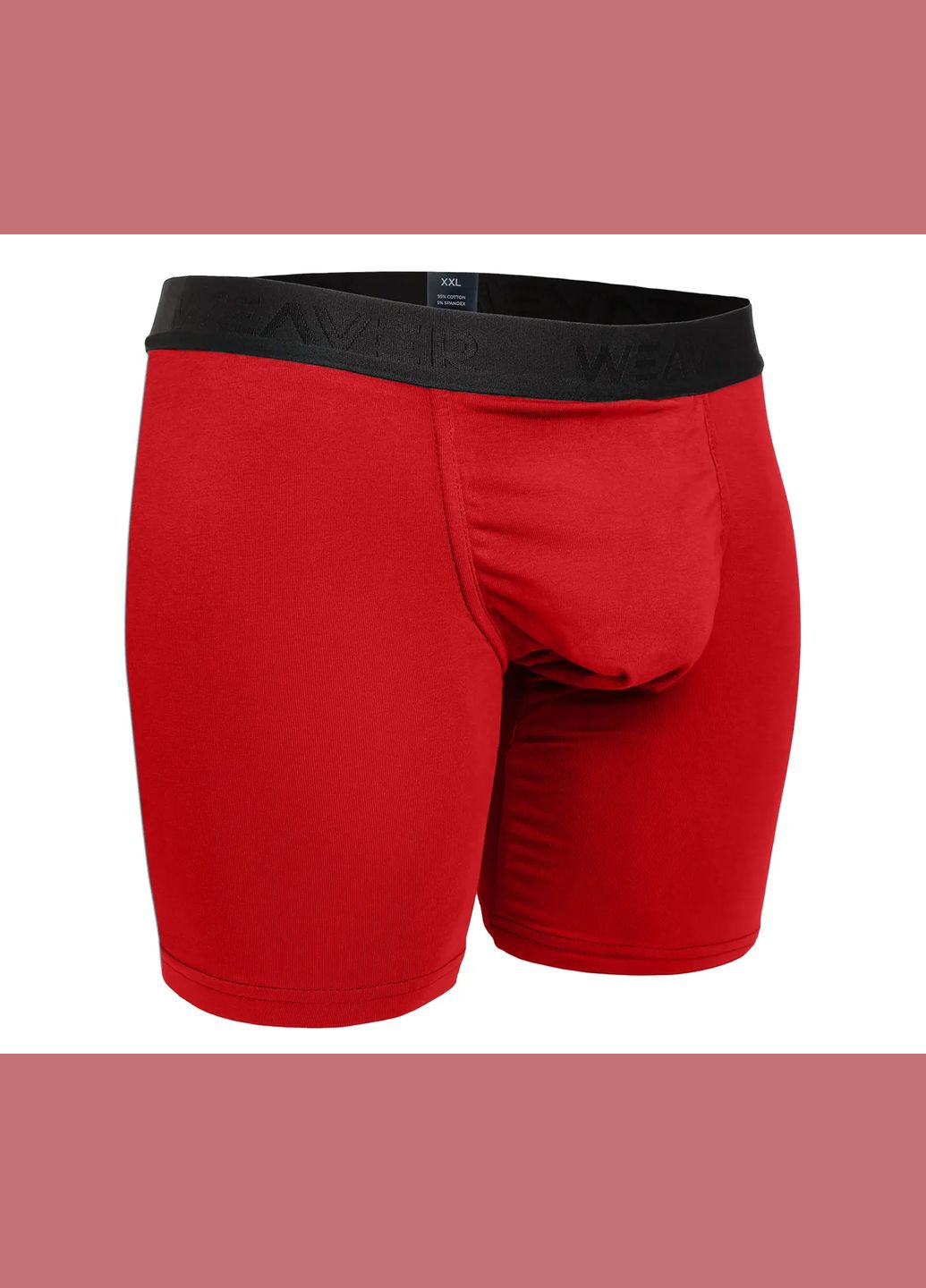 Набір чоловічої анатомічної білизни Long - Червоні (3-pack) Weaver (328947482)