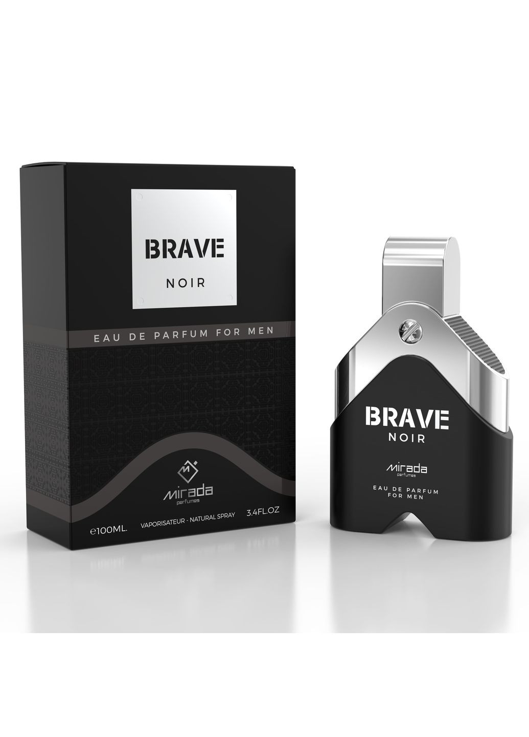 Парфюмированная вода мужская Brave Noir - 100 мл Mirada (315889123)