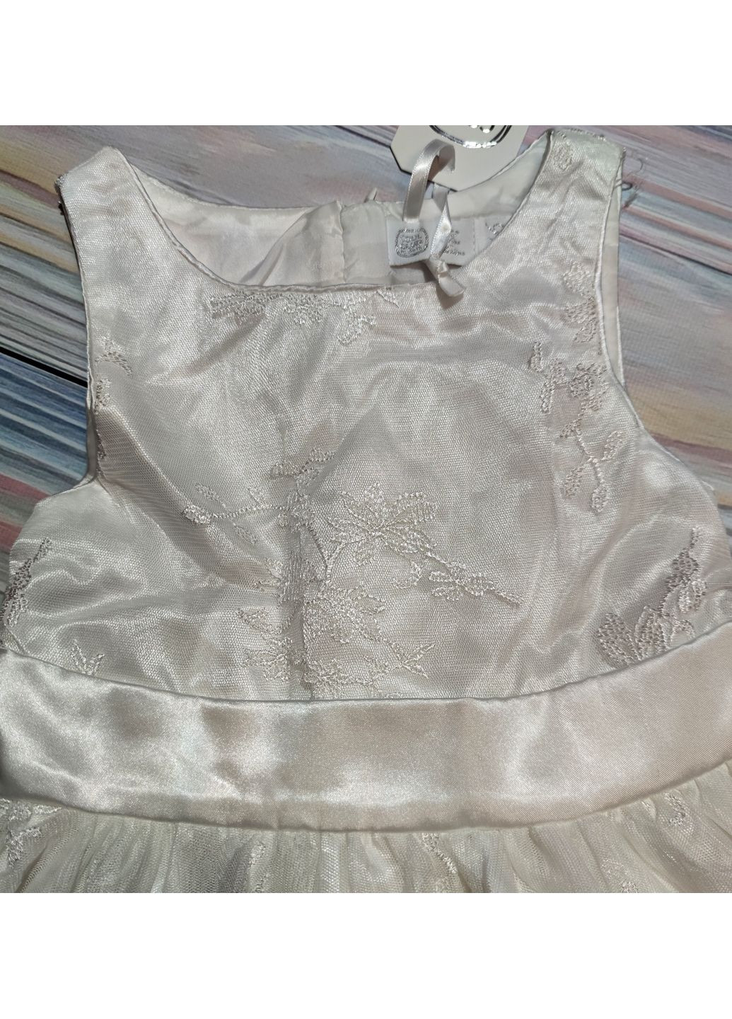 Біла біла ошатна сукня з вишивкою р. 116 Cool Club (354792626)