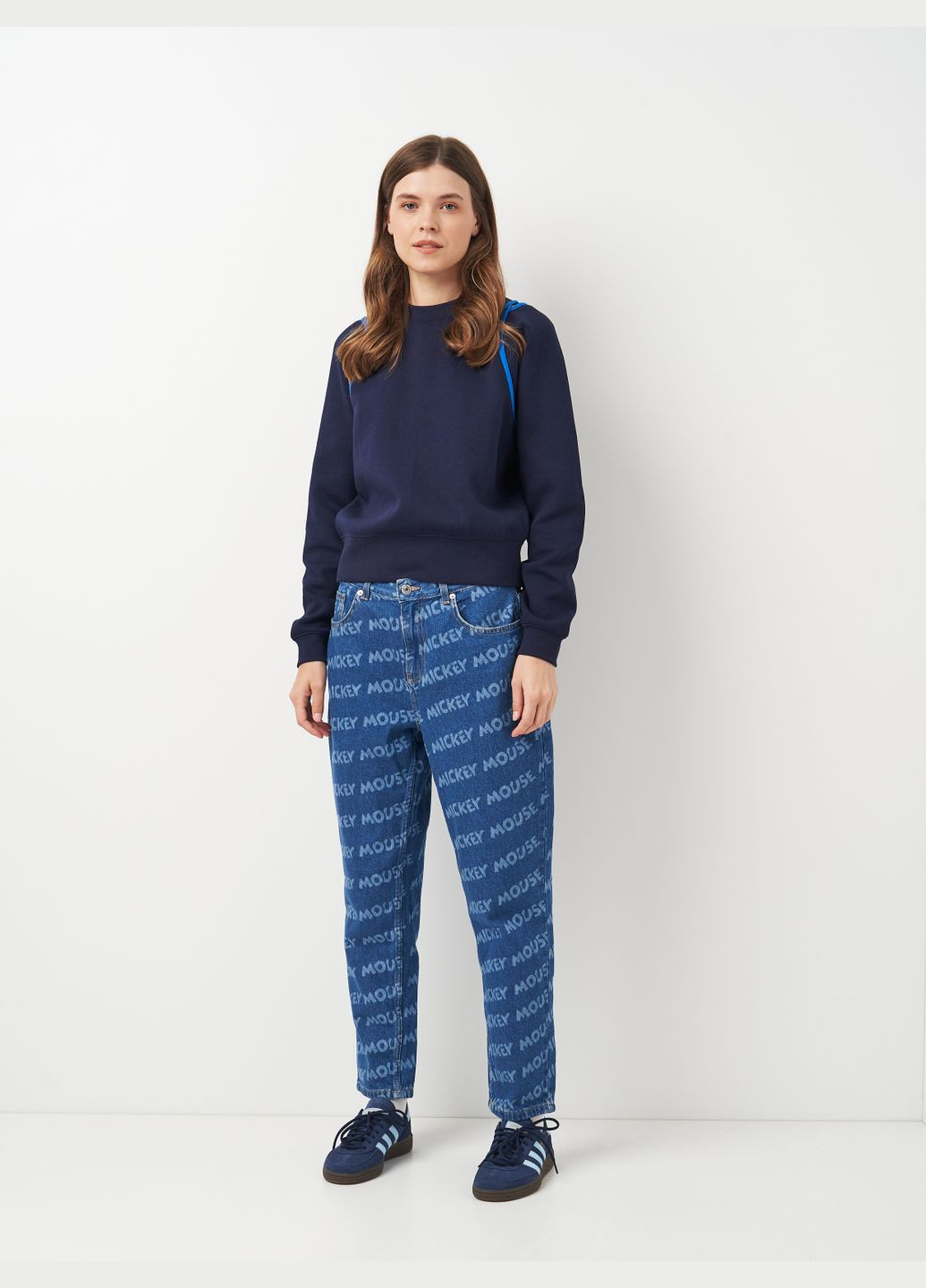 Джинси мом у принт C&A - (303367364)