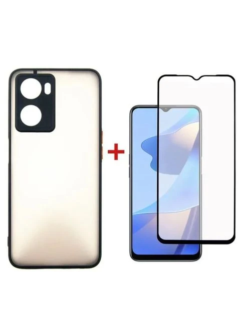 Чохол до мобільного телефона Kit for OPPO A57s case + glass (Black) (DG-KM-35) DENGOS Kit for OPPO A57s case + glass (Black) (326592096)