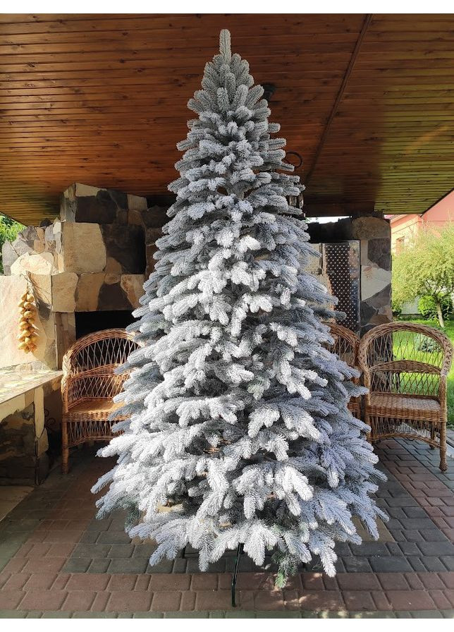 Ёлка искусственная литая SGX Элитная 2.50 м. заснеженная Yalynkar (366964336)