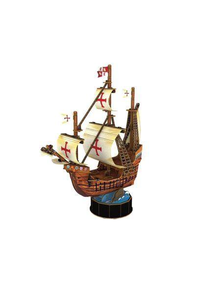 Пазл Cubic Fun Трехмерная головоломка-конструктор Санта Мария (T4031h) CubicFun Тривимірна головоломка-конструктор Санта Марія (366157836)