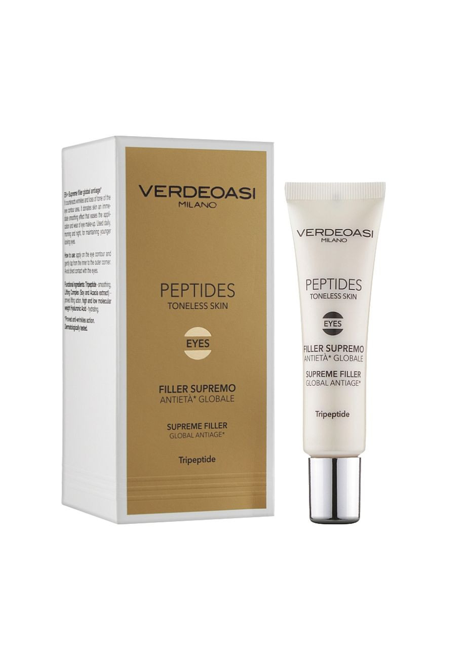 Verdeoasi Антивозрастной премиум крем-филлер для кожи вокруг глаз Peptides Supreme Filler Global Antiage — Крем, Италия (354822660)