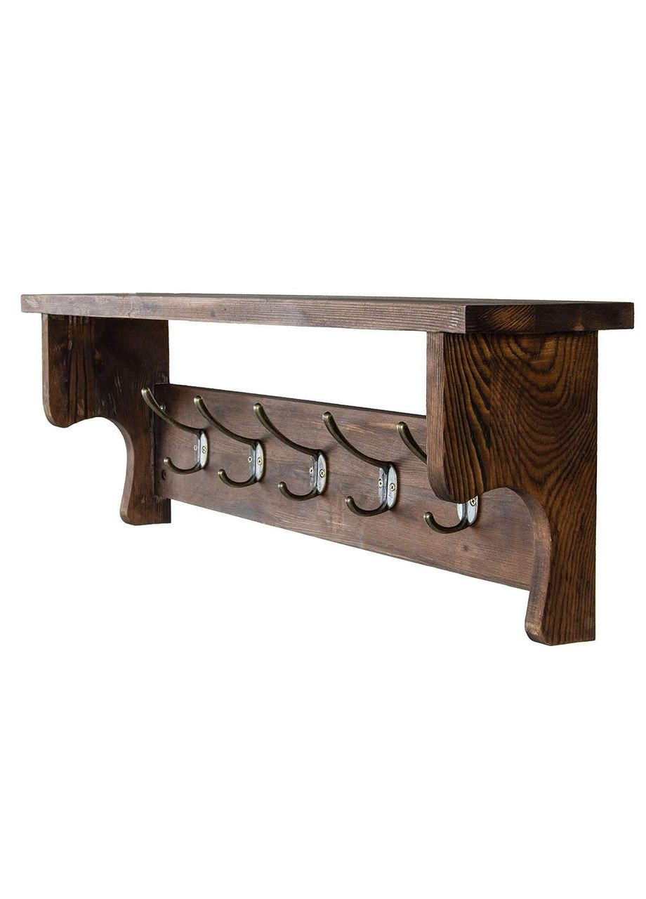 Вішалка для одягу з дерева Калгарі капучино (ВДО-000109) No Brand (327868800)