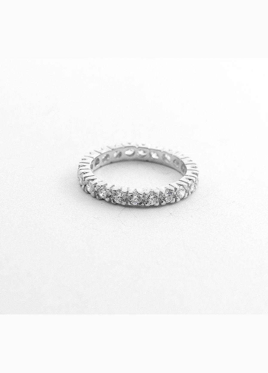Кольцо женское с камнями 7579 SE, размер Maxi Silver (341539977)