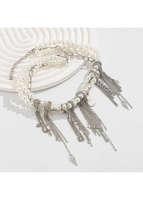 Кольє чокер із стильними підвісками No Brand (364303624)