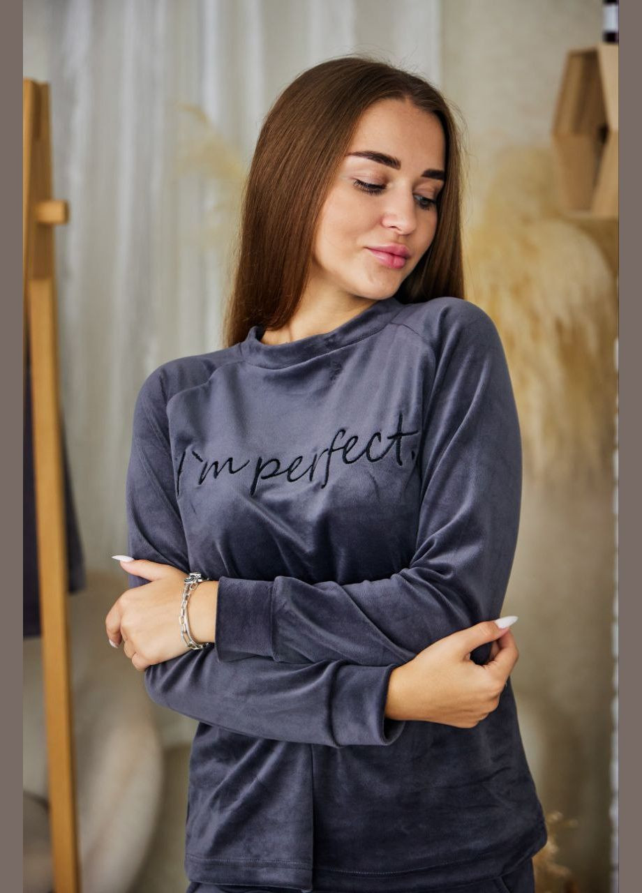 Жіночий костюм велюровий повсякденний спортивний No Brand костюм спортивний (316323722)