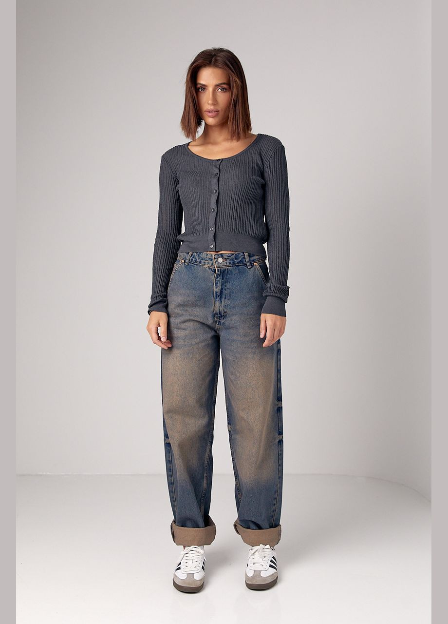 Жіночий ажурний кардиган на ґудзиках Lurex (297327535)