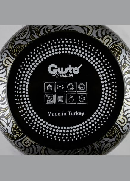 Кастрюля Лунный свет Premium GTT-222-М 22 см, 5,1 л (96320) Gusto (302802668)